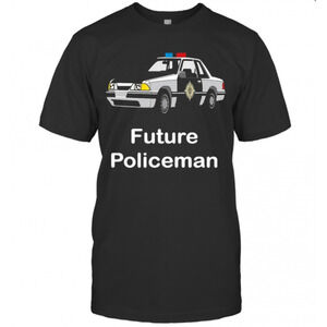 Future Policeman Patrolman Police Blue Police Car T-Shirt